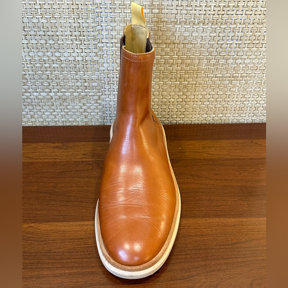 🌟3xHP🌟Sperry Gold Cup Commodore Plushwave  Cognac Tan Leather Chelsea Boot 11 - Picture 5 of 16